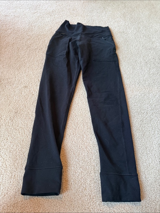 aerie Pants - Girls' Black Stretch Leggings with Pockets